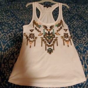 Sequin tank top